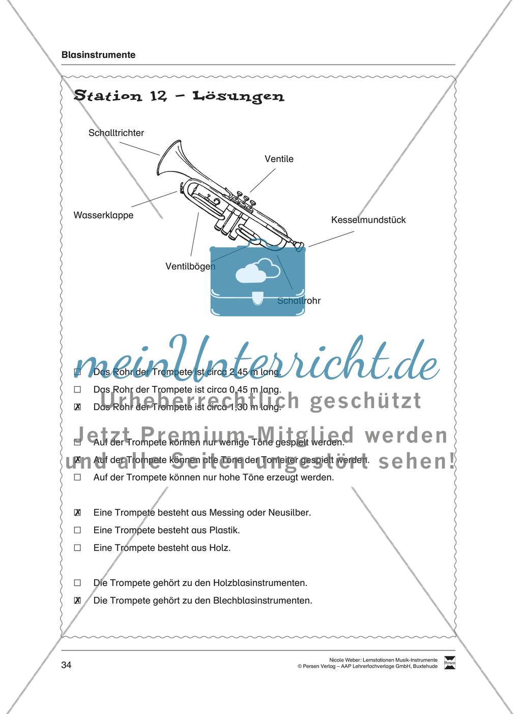 Station 12: Ein Blechblasinstrument – die Trompete Preview 3
