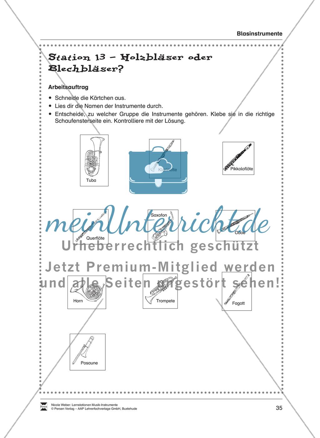 Station 13: Holzbläser oder Blechbläser? Preview 1