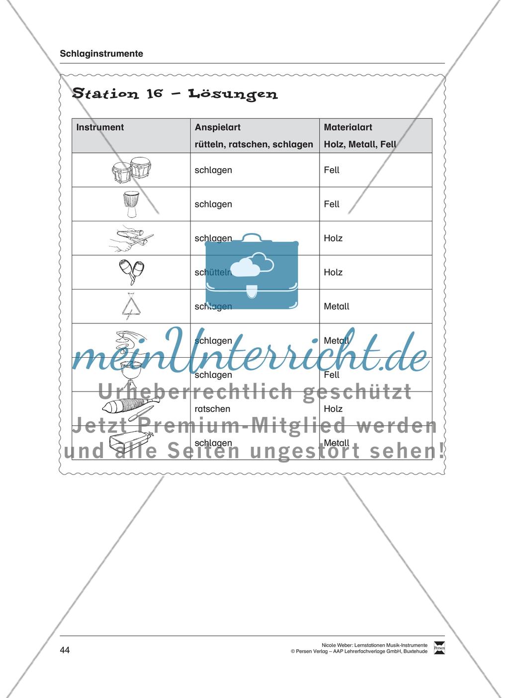 Station 16: Schlaginstrumente: Anspielart Preview 2