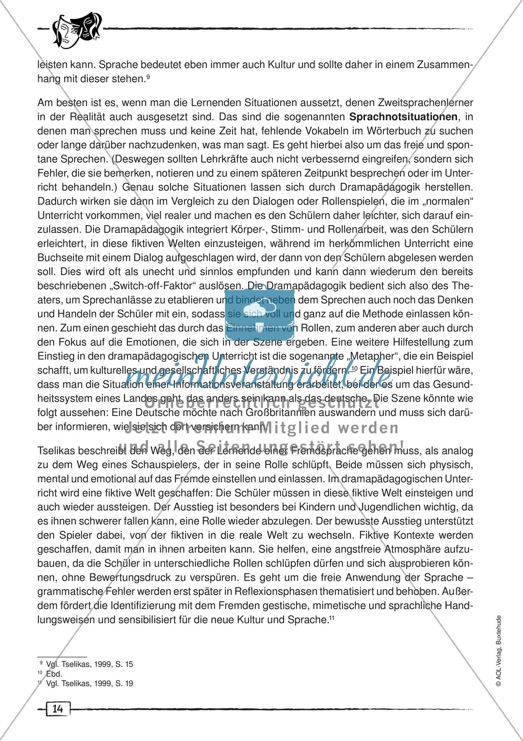 Dramapädagogik: Unterschied zur Theaterpädagogik, drei Phasen des Pädagogikunterrichts, Kompetezen Preview 2