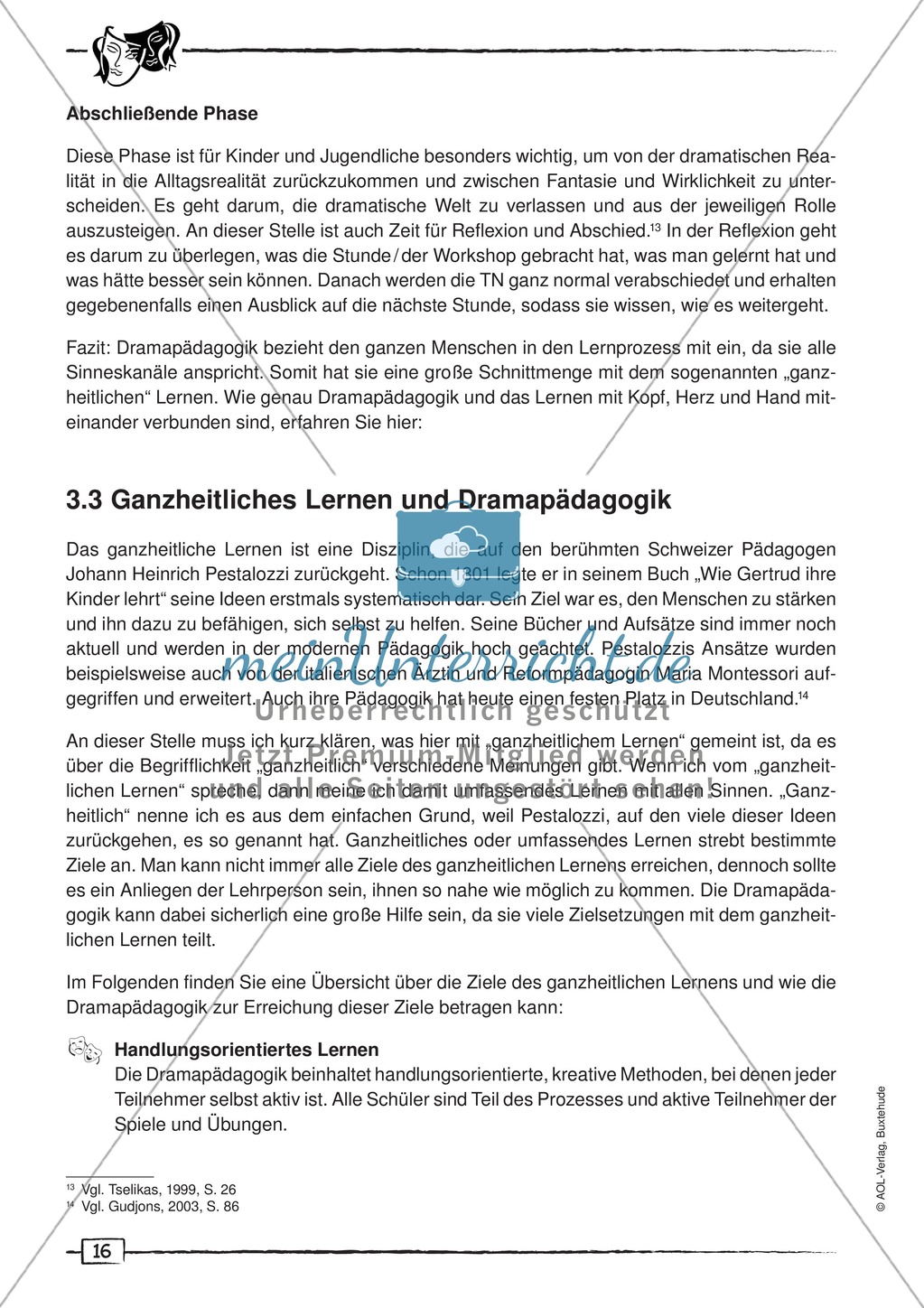 Dramapädagogik: Unterschied zur Theaterpädagogik, drei Phasen des Pädagogikunterrichts, Kompetezen Preview 4