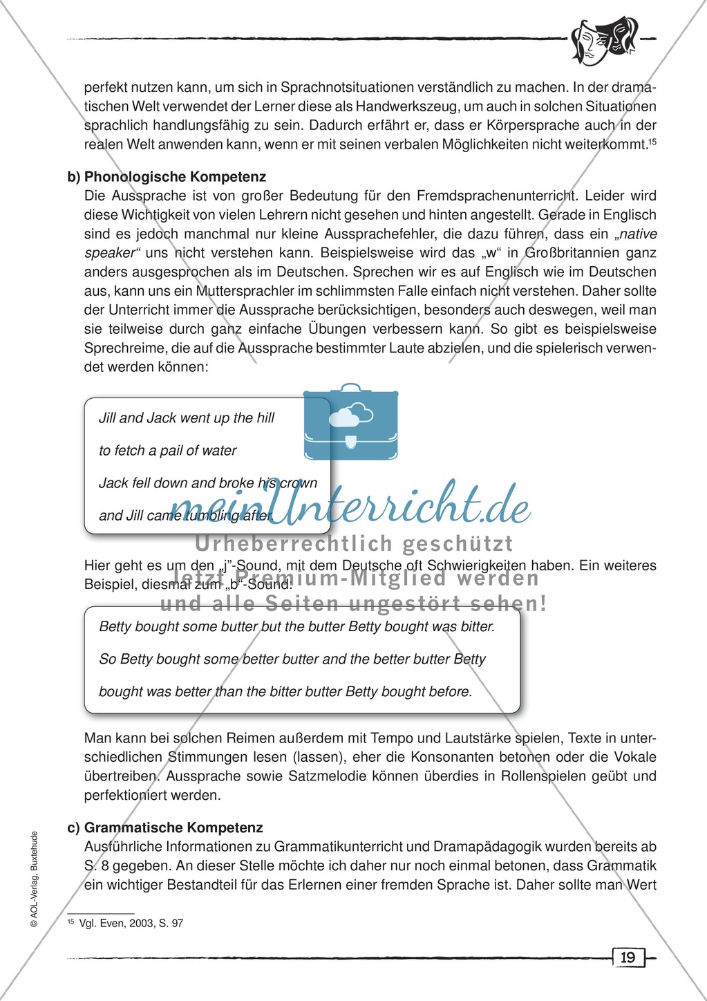 Dramapädagogik: Unterschied zur Theaterpädagogik, drei Phasen des Pädagogikunterrichts, Kompetezen Preview 7