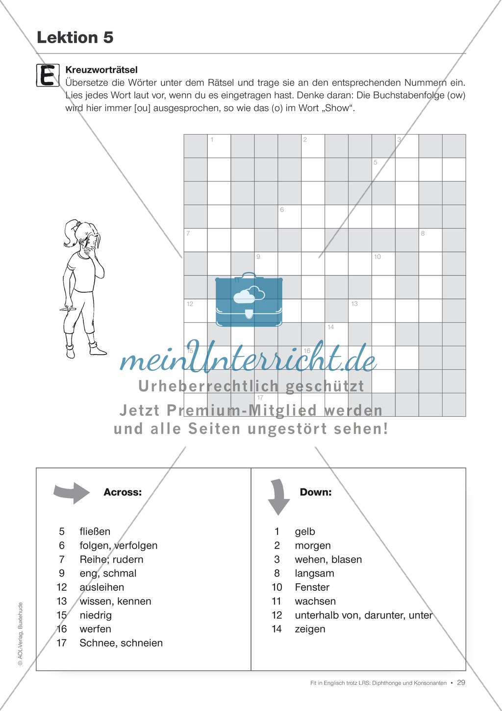 Tests und Diagnosebögen zu Diphthongen und Konsonanten für LRS-Kinder im Englischunterricht: Übungen + Spiele Preview 26