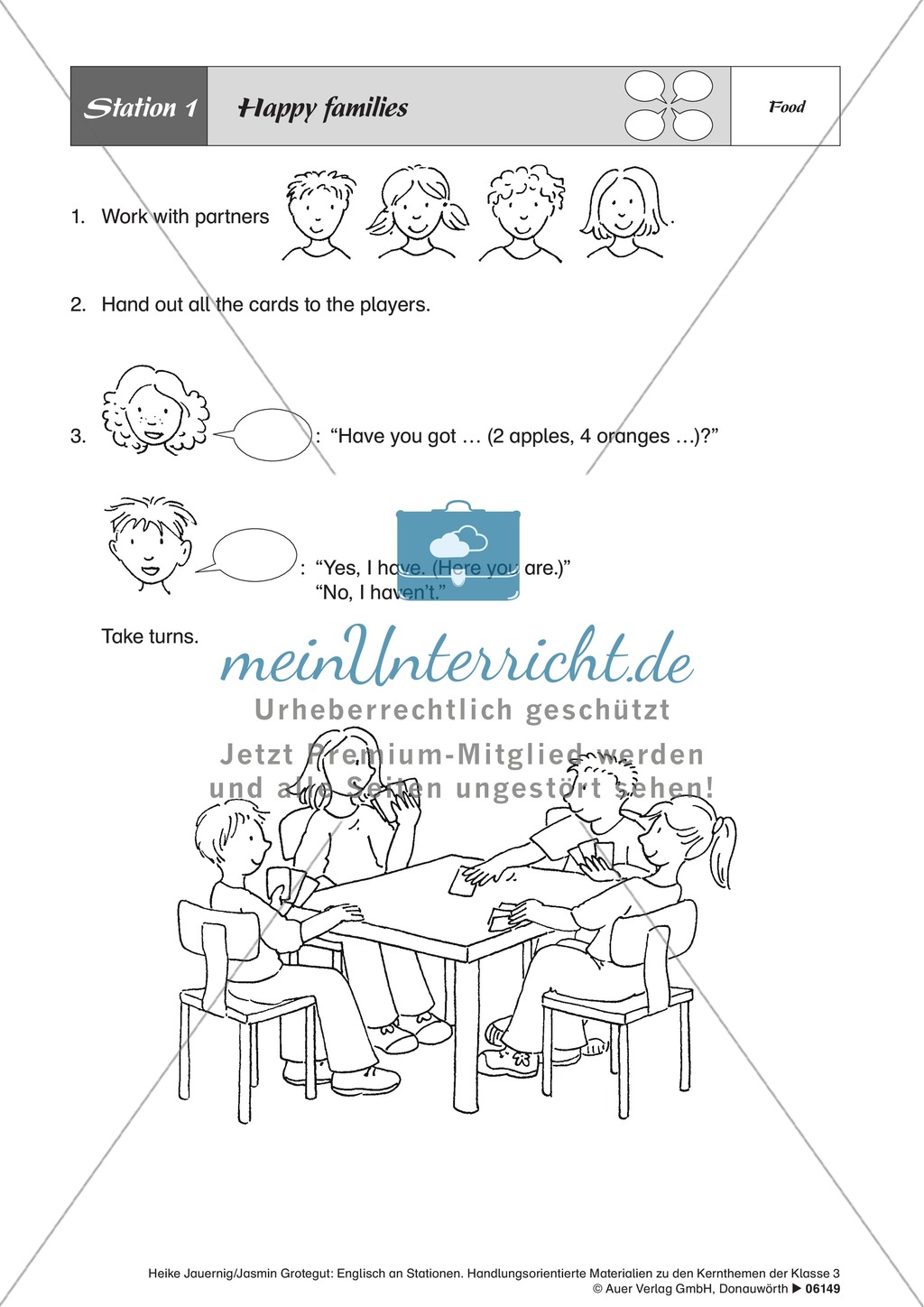 Handlungsorientierte Stationen zum Kernthema