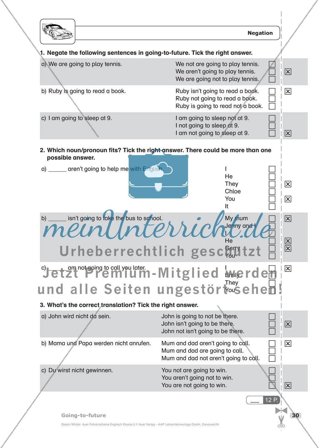 Auer Führerscheine Englisch Klasse 5 Preview 7