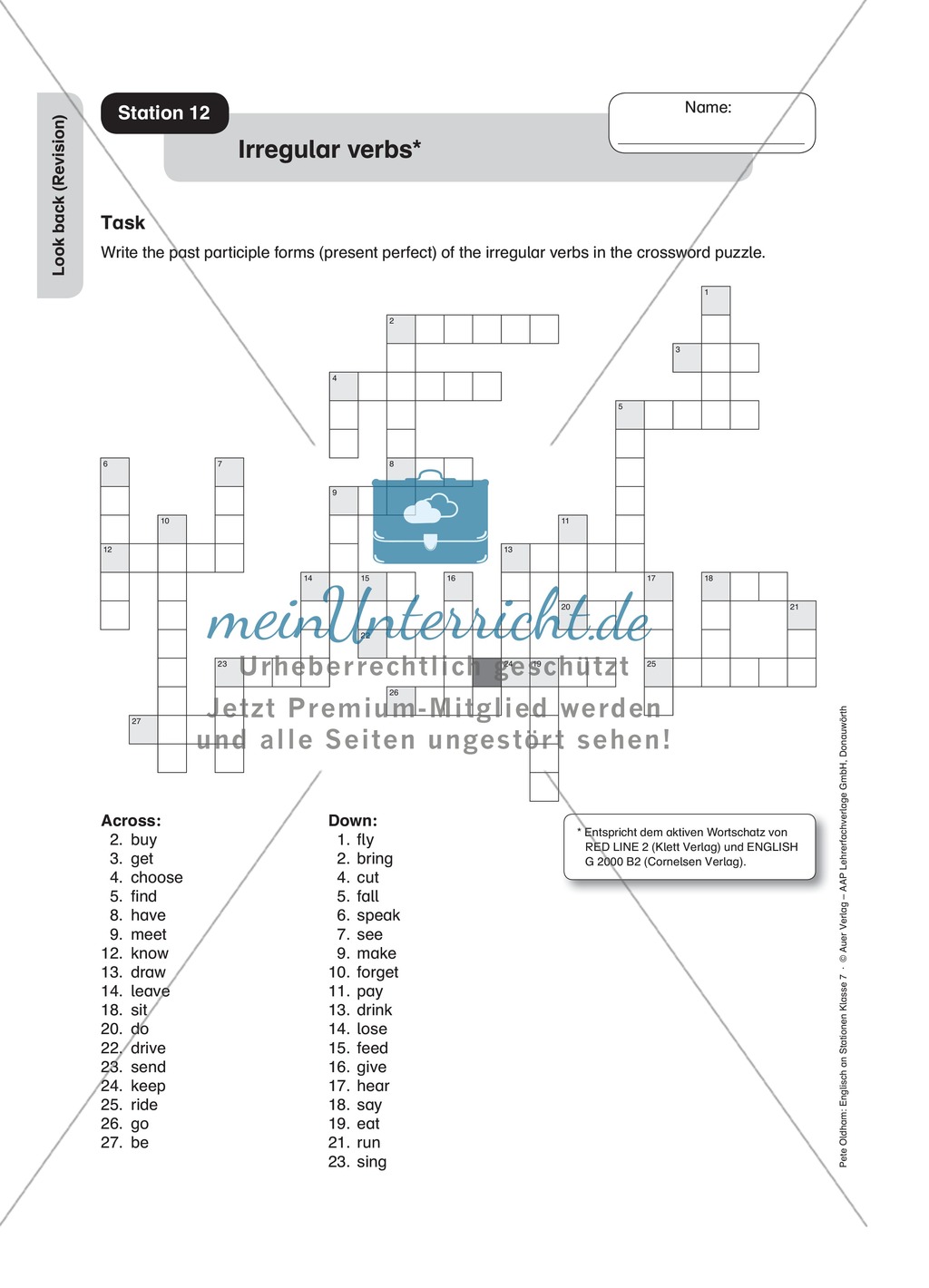 Stationenlernen: Revision der 7. Klasse an 14 Stationen Preview 12