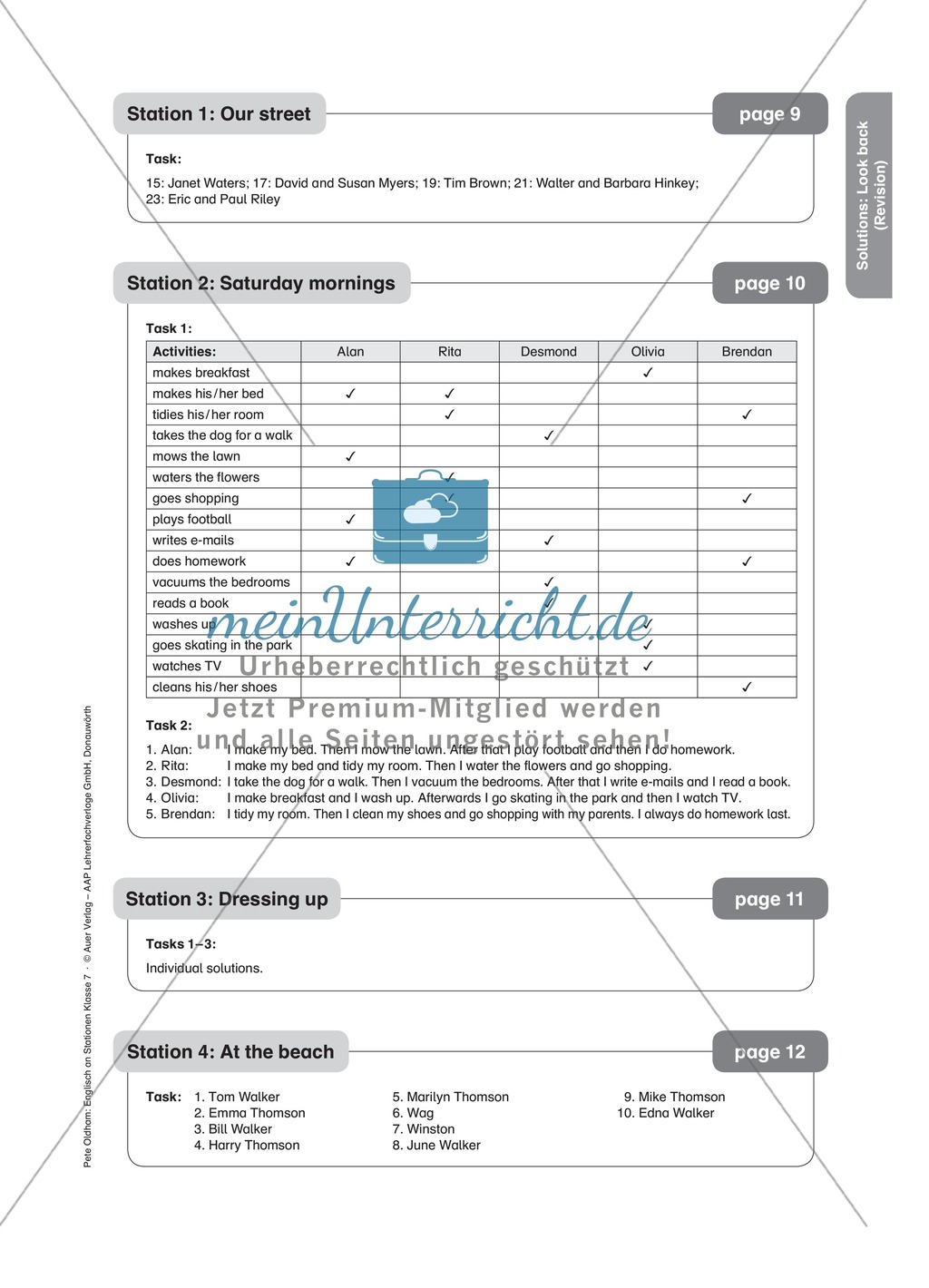 Stationenlernen: Revision der 7. Klasse an 14 Stationen Preview 15
