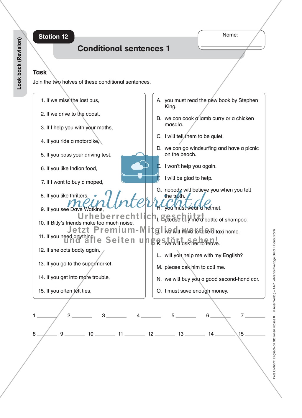 Stationenlernen: Revision der 8. Klasse an 13 Stationen Preview 11