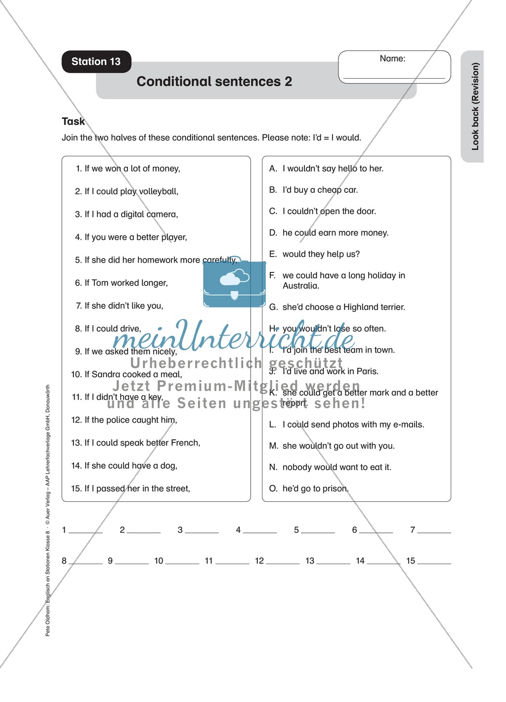 Stationenlernen: Revision der 8. Klasse an 13 Stationen Preview 12