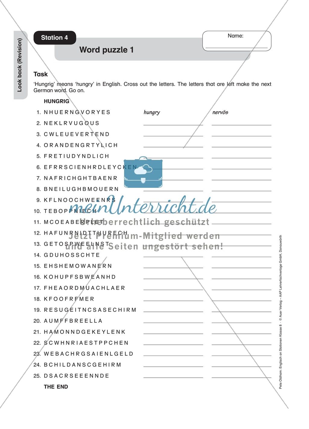 Stationenlernen: Revision der 8. Klasse an 13 Stationen Preview 4