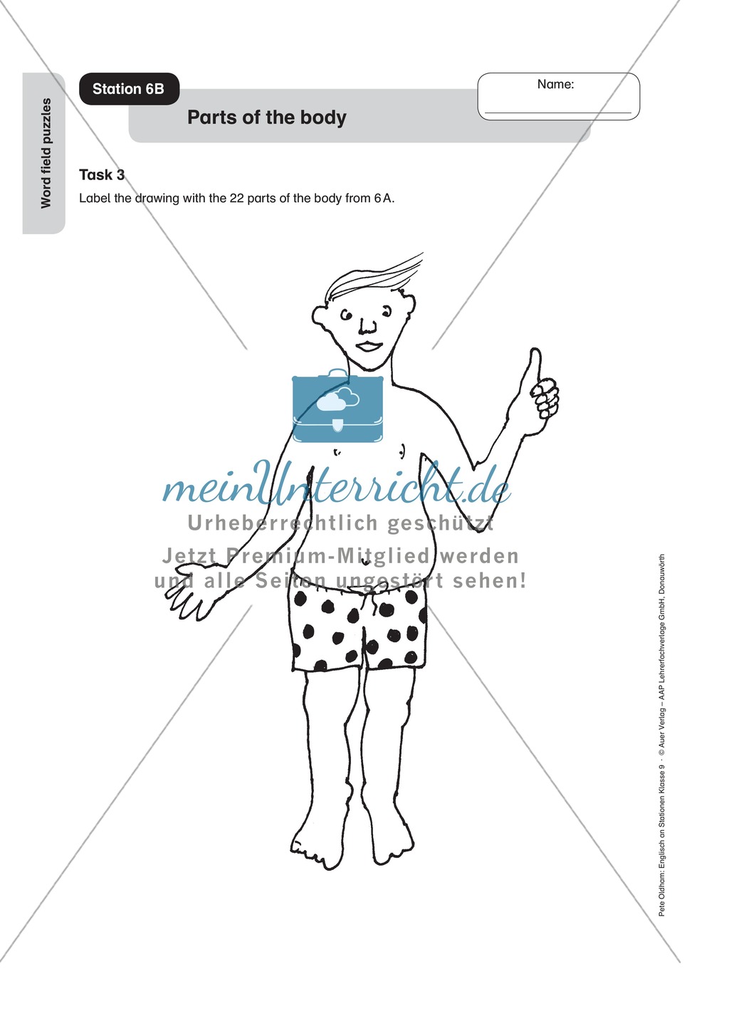 Stationenlernen in der 9. Klasse: World field puzzles an 14 Stationen Preview 10