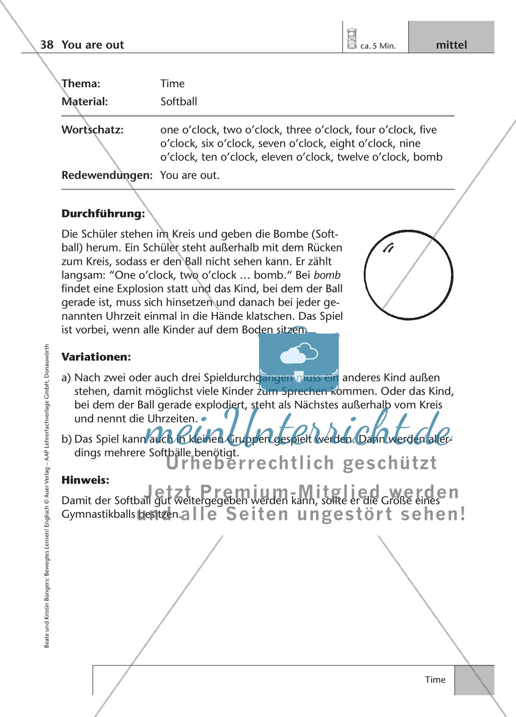 Englisch lernen mit Bewegung: Exercises on the topics: seasons + weather + special holidays + time + prepositions Preview 11