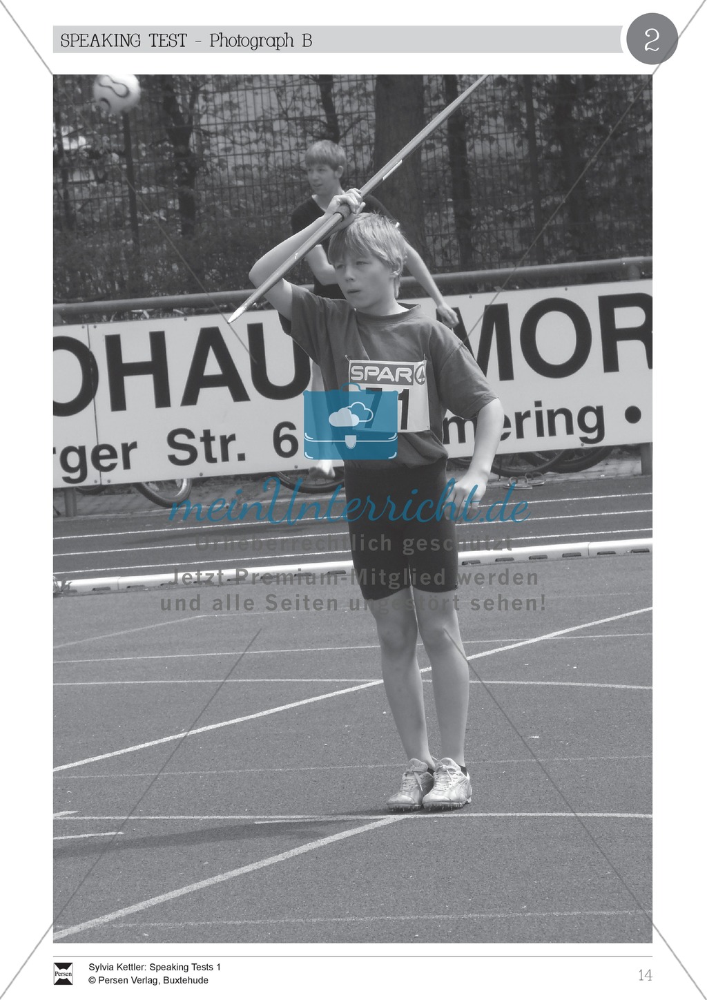 Speaking Test (part 2): Responding to visual prompts - People doing sports Preview 3