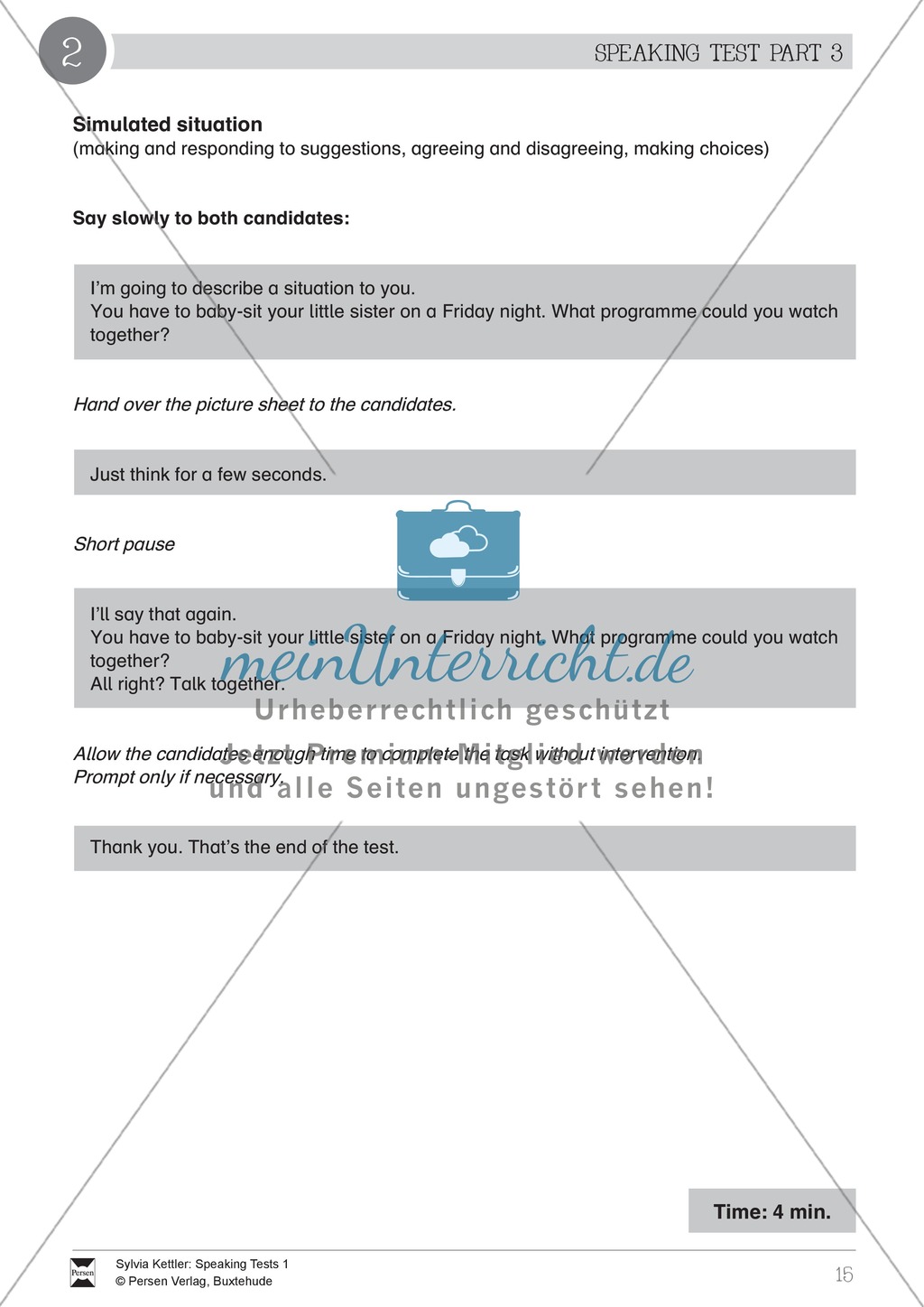 Speaking Test (part 3): Simulated situation - Choosing a suitable TV programme Preview 1