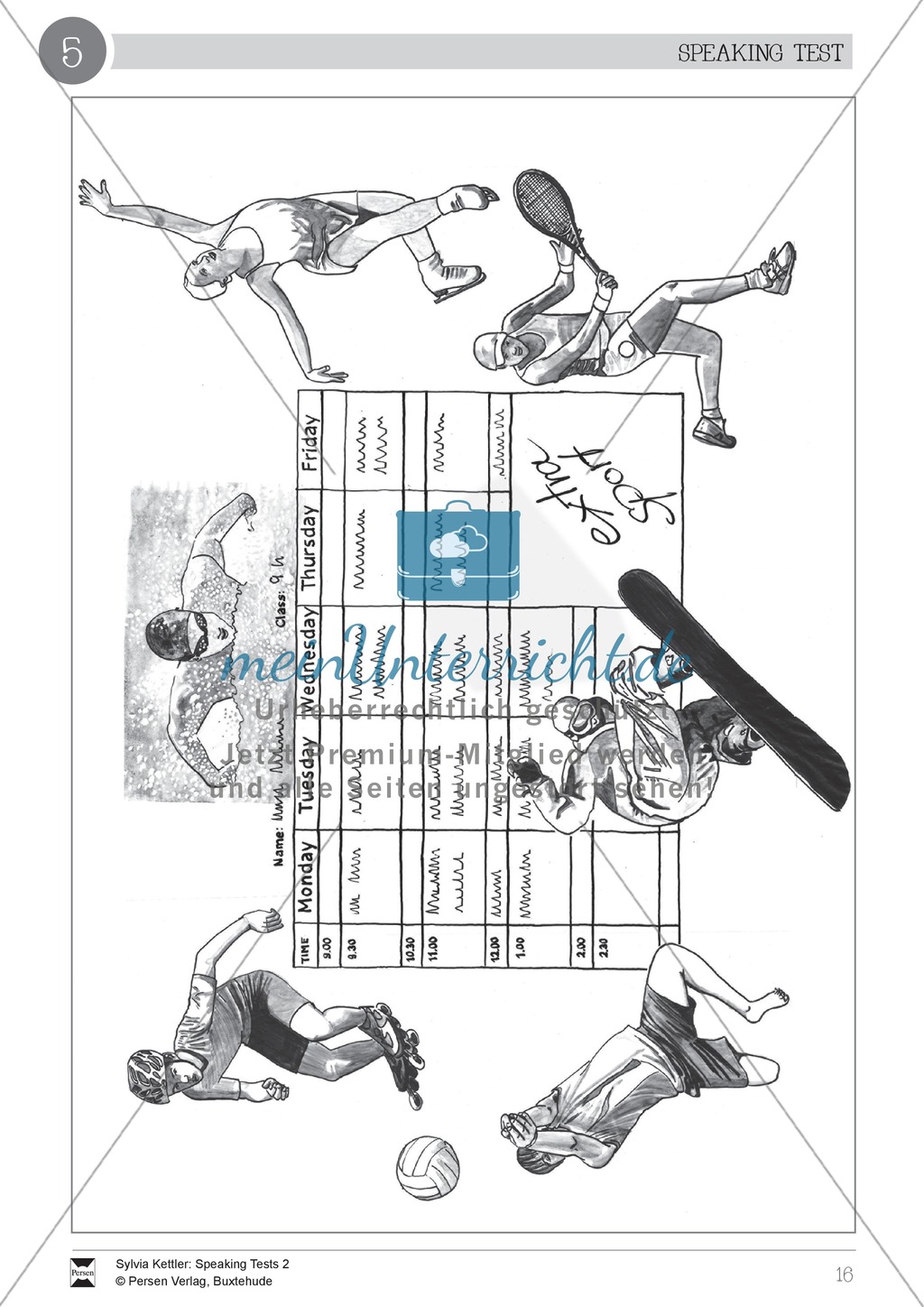Speaking Test (part 3): Simulated situation - Sports Preview 2