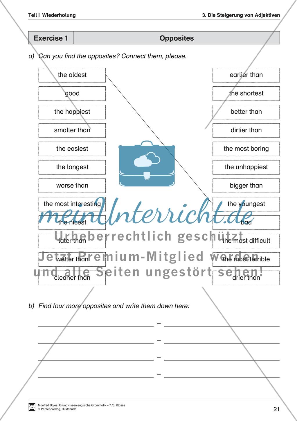Die Steigerung von Adjektiven Preview 3