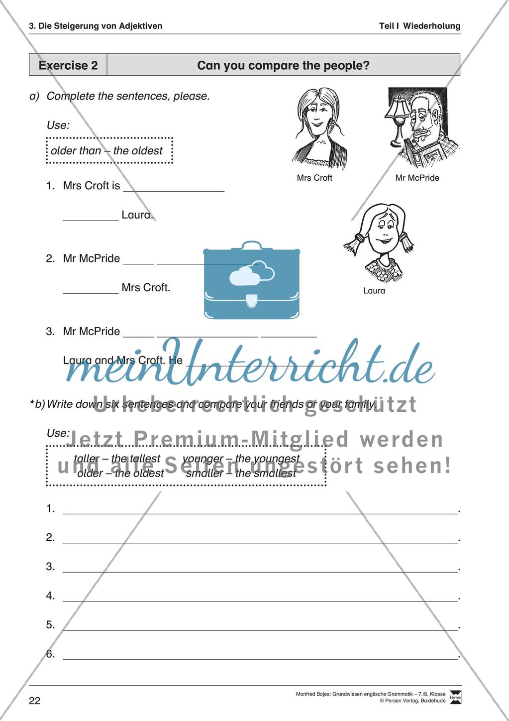 Die Steigerung von Adjektiven Preview 4