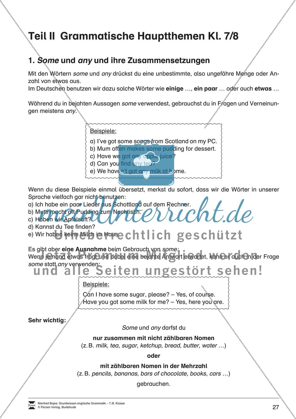 Some und any und ihre Zusammensetzungen Preview 1