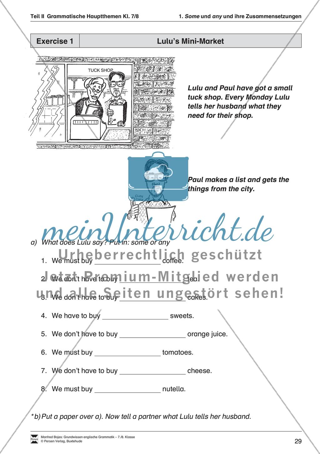 Some und any und ihre Zusammensetzungen Preview 3