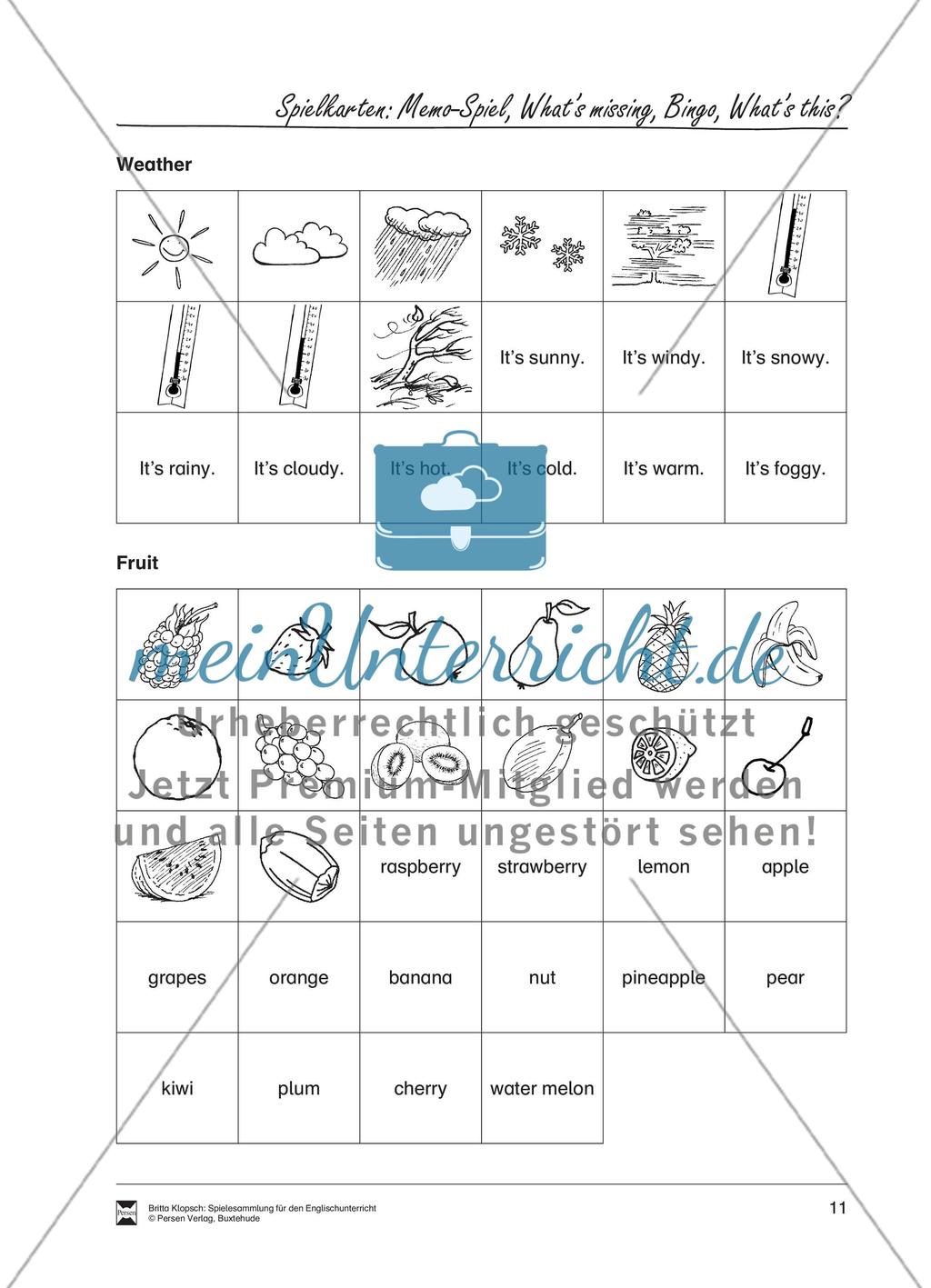 Memo-Spiel / Bingo / What’s missing Preview 4