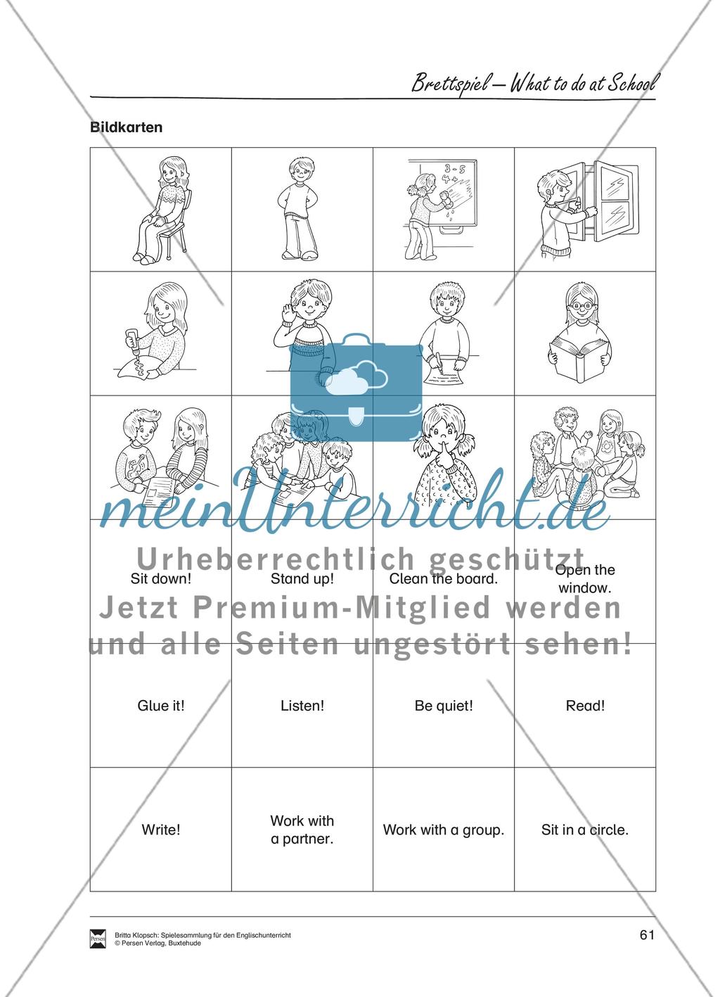 Brettspiel – What to do at School Preview 3
