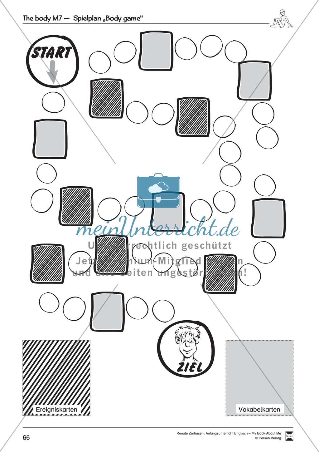 The body vocabulary: Worksheets on the body (Binnendifferenziert) Preview 12