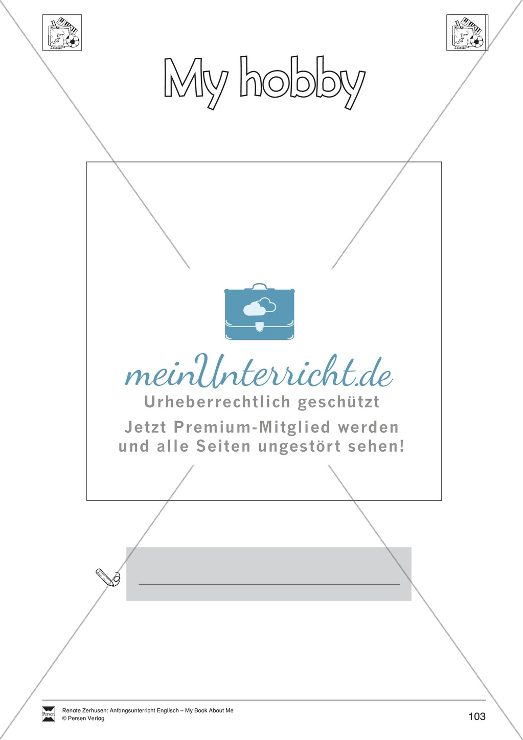Hobbies vocabulary: Worksheets on hobbies (Binnendifferenziert) Preview 13
