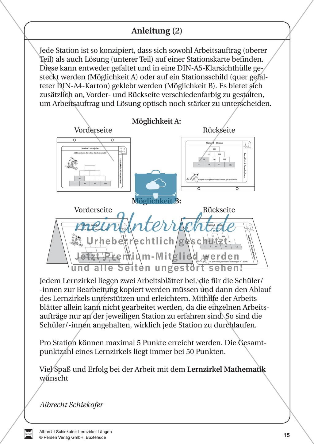 Rechnen mit Größen: Lernzirkel mit einfachen Aufgaben zum Rechnen mit Längeneinheiten Preview 15