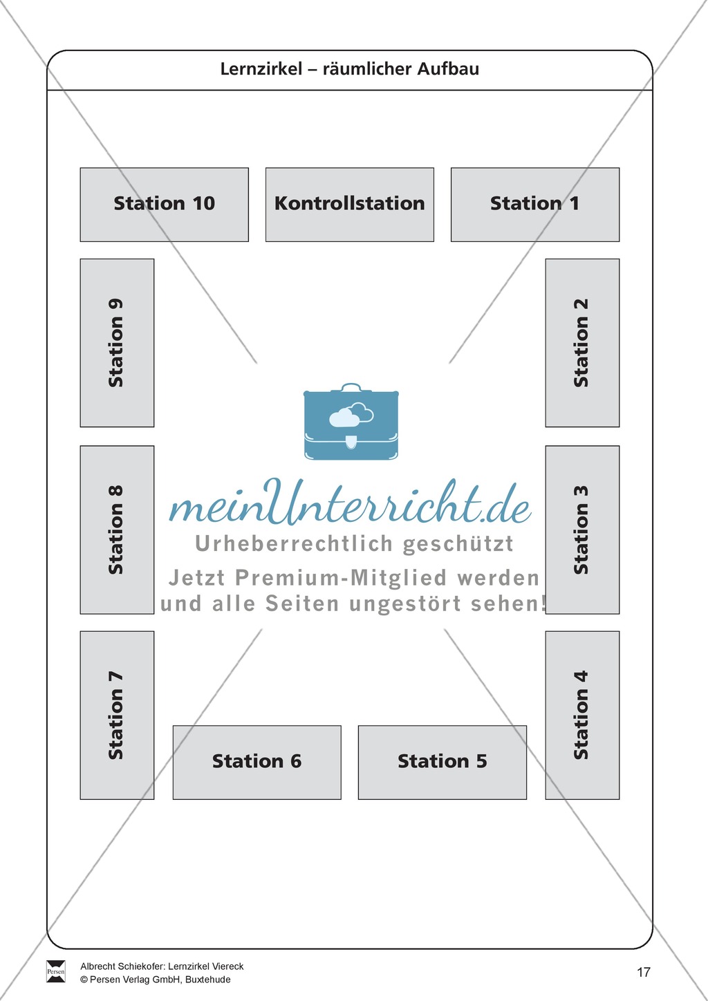 Lernzirkel zu Vierecken und anschließendem Arbeitsblatt Preview 17