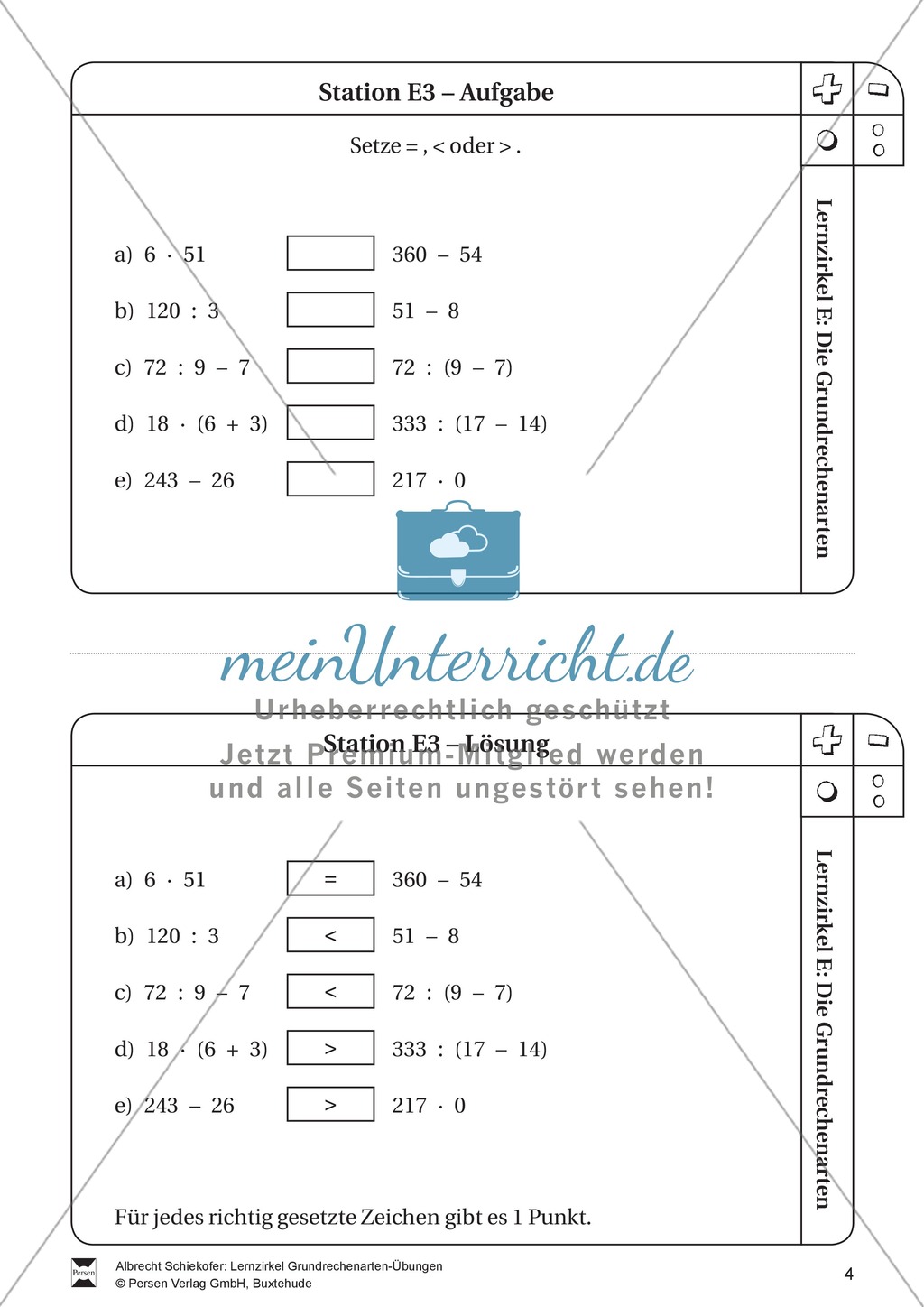 Lernzirkel Grundrechenarten Preview 4