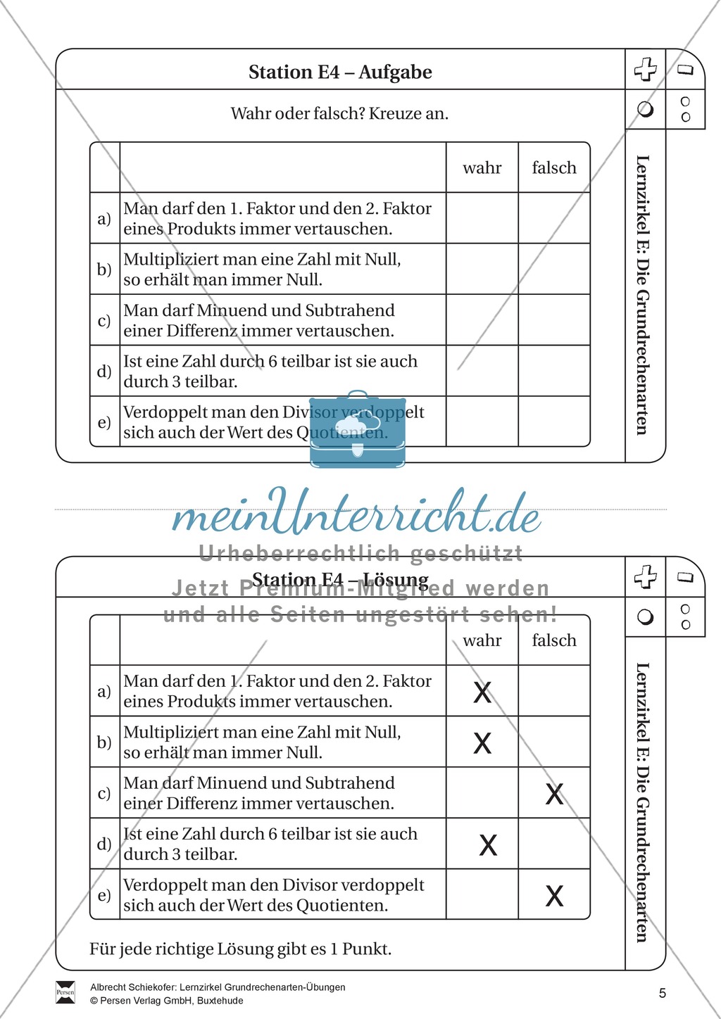Lernzirkel Grundrechenarten Preview 5