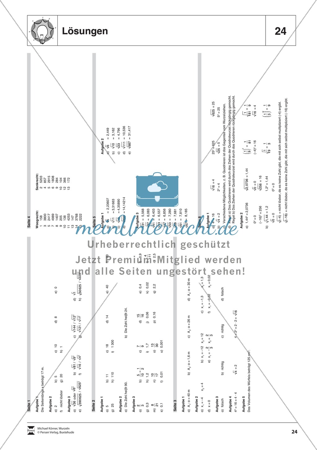 Heron-Verfahren - Näherungsverfahren zum Wurzelziehen Preview 2