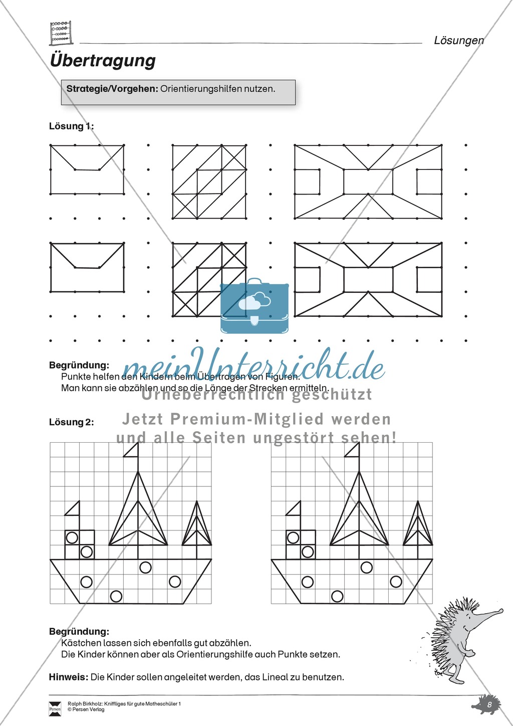 Formen und Muster - Figuren nachzeichnen und vervollständigen Preview 2