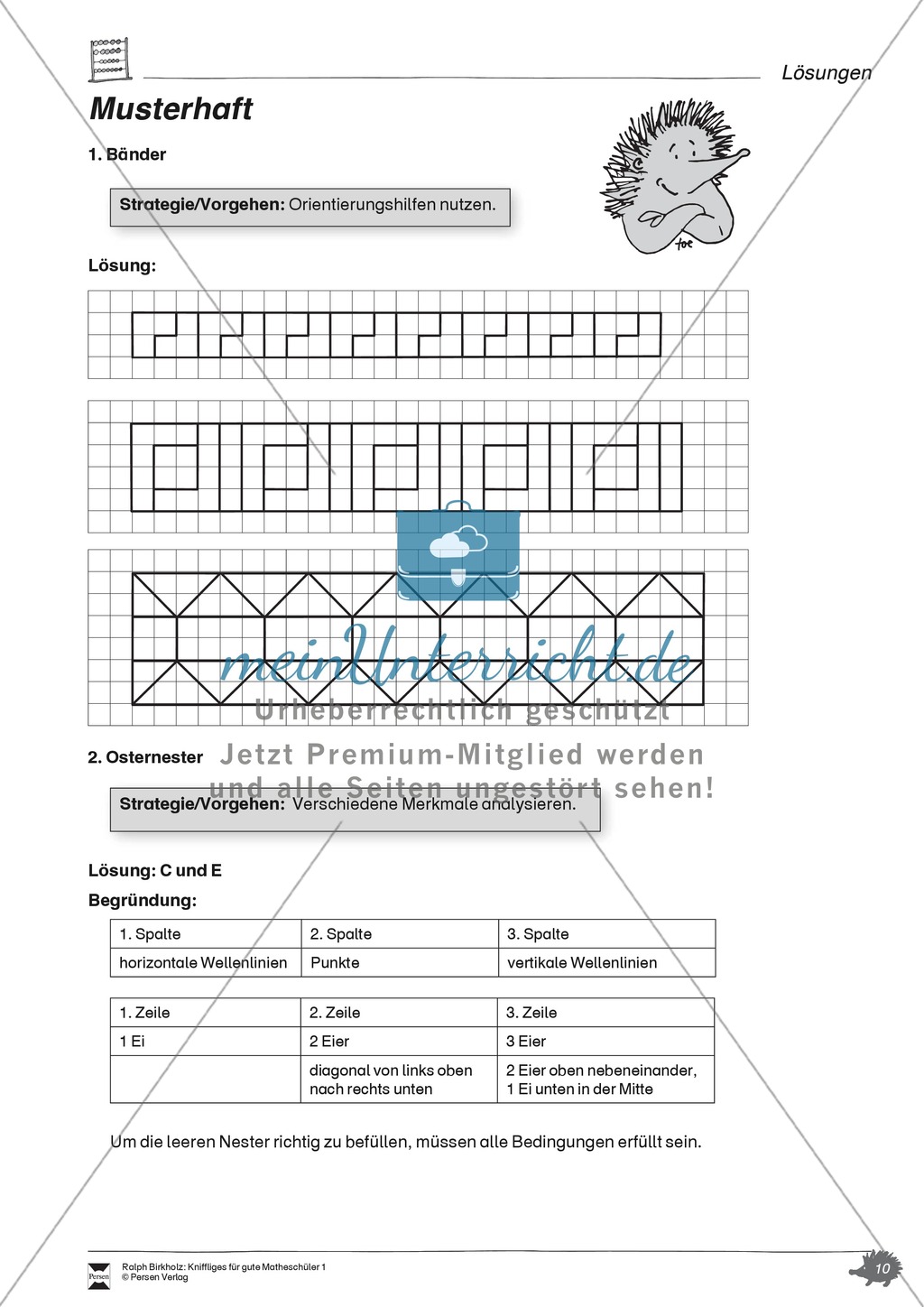 Formen und Muster - Figuren nachzeichnen und vervollständigen Preview 4