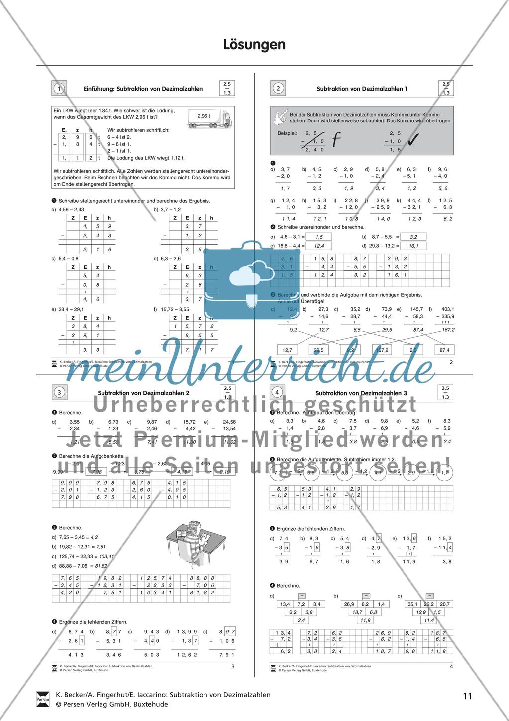 subtraktion-von-dezimalzahlen-meinunterricht