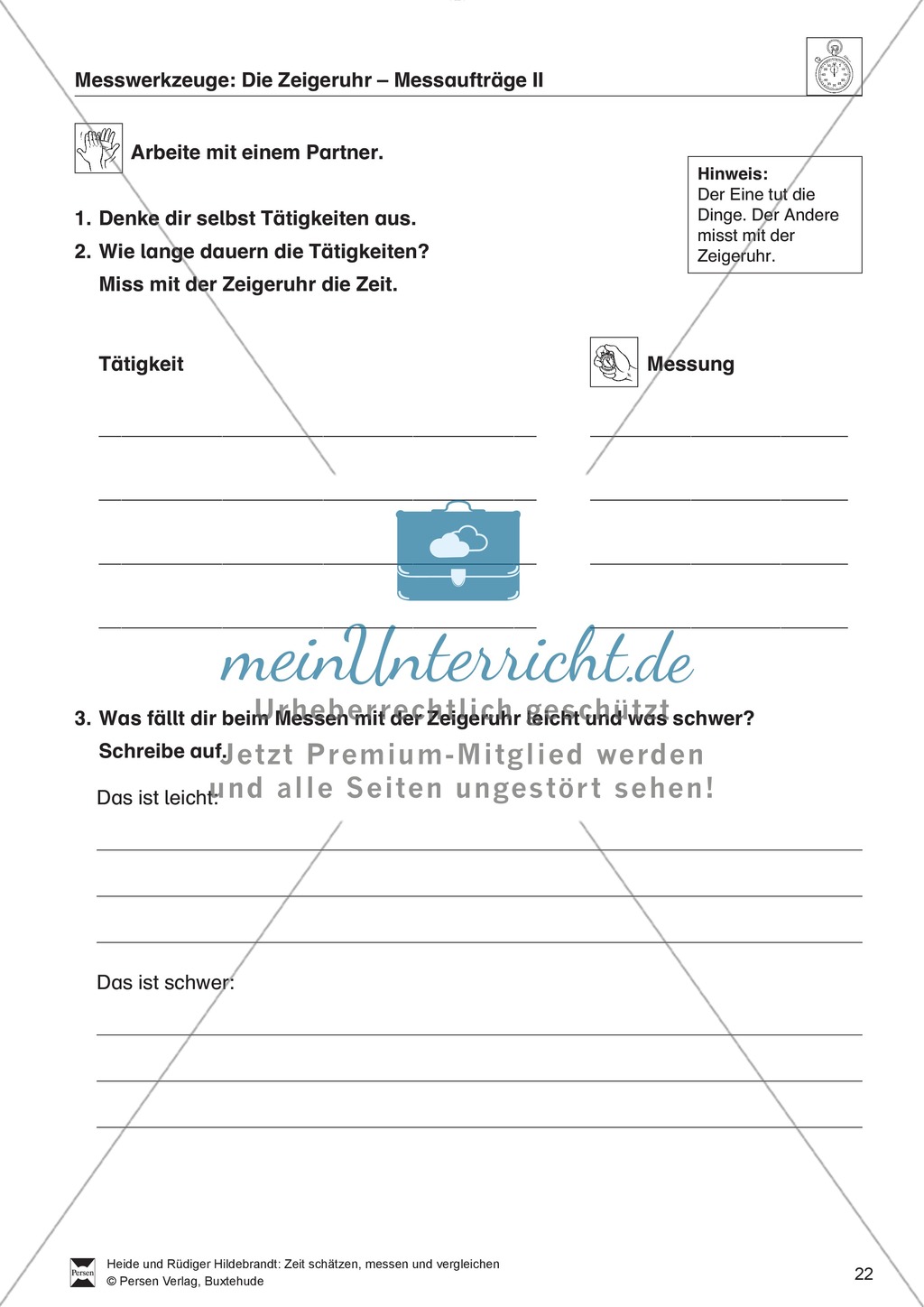 Messaufträge zum Ablesen und Darstellen der Uhrzeit auf einer Zeigeruhr Preview 6