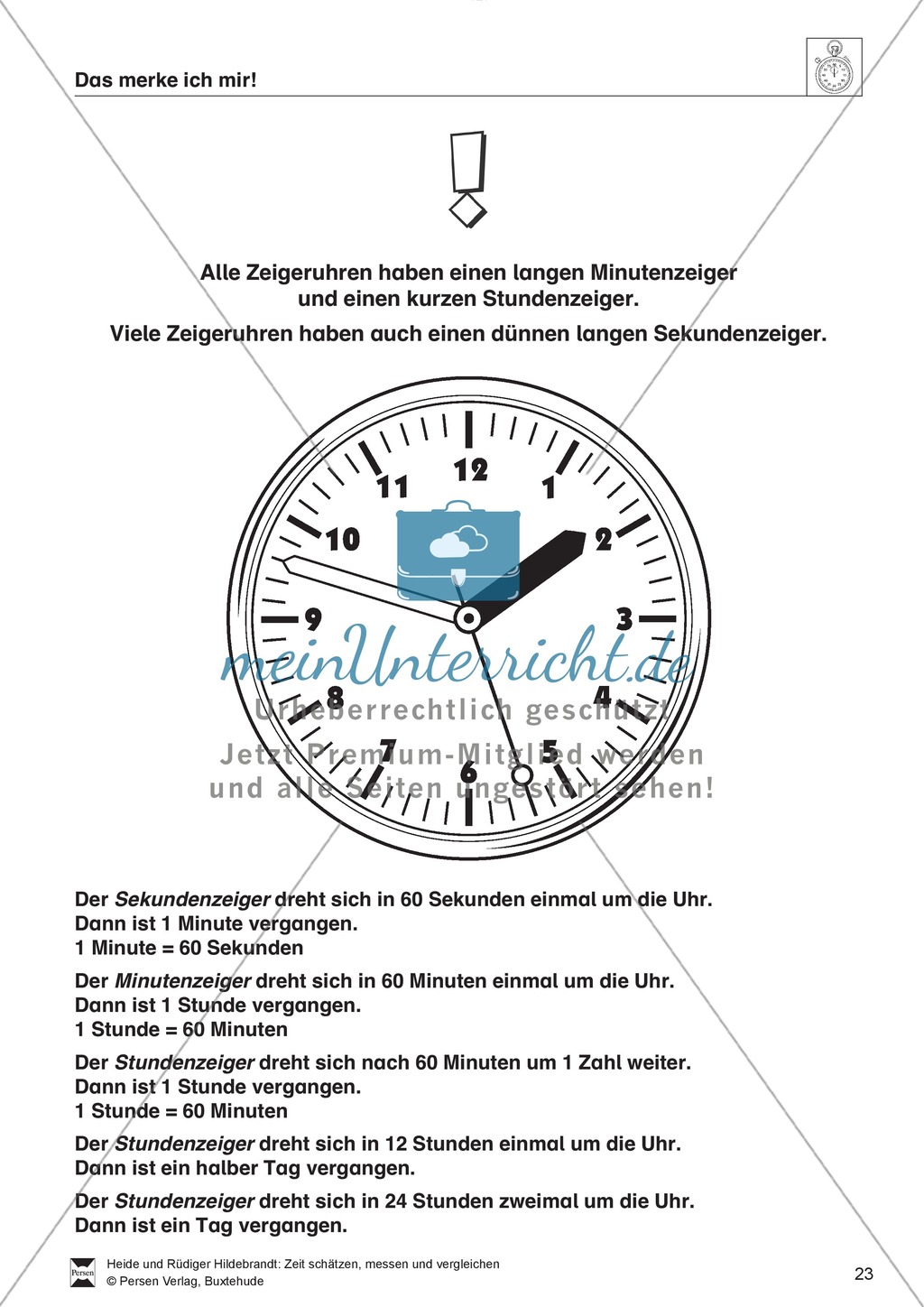 Messaufträge zum Ablesen und Darstellen der Uhrzeit auf einer Zeigeruhr Preview 7