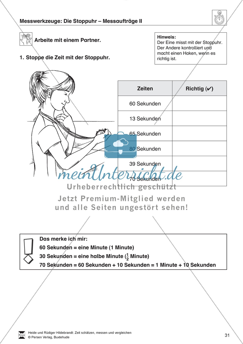 Messaufträge zum Ablesen und Darstellen der Uhrzeit auf einer Stoppuhr Preview 2
