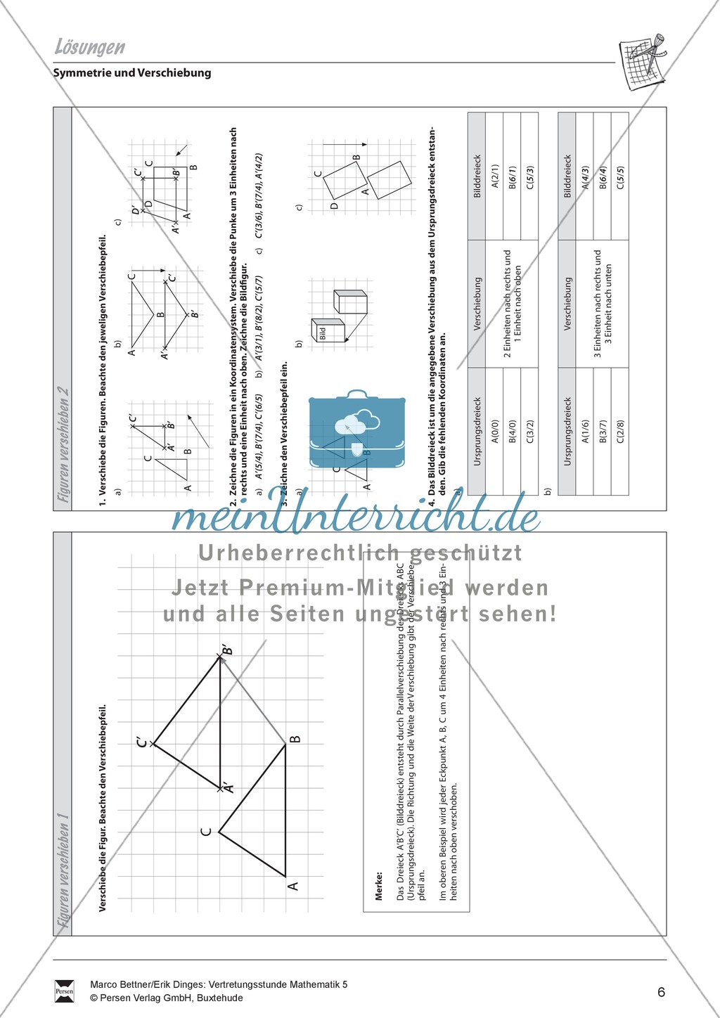 Symmetrie und Verschiebung: Einfache Verschiebung von Figuren Preview 3