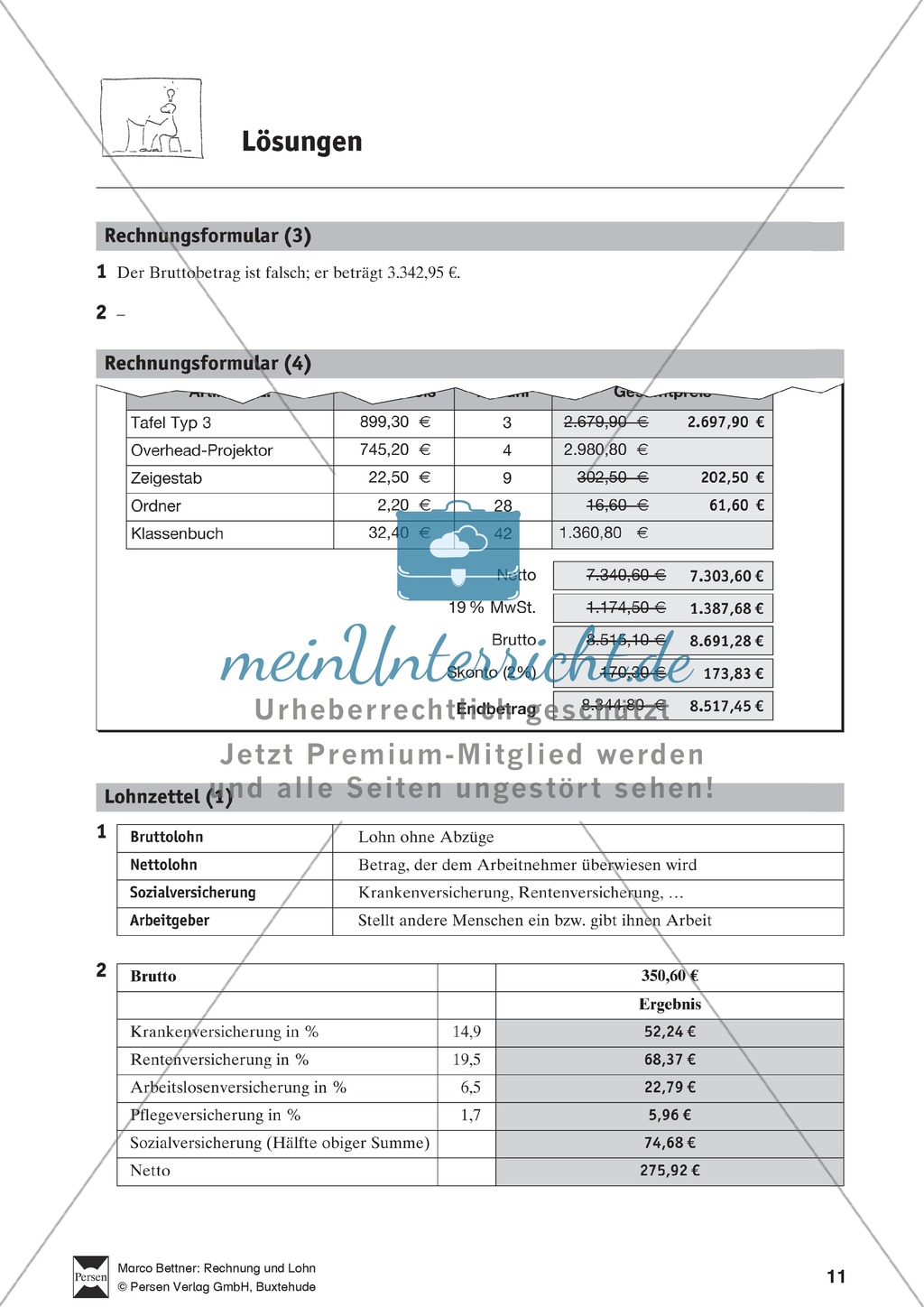 Einfache Rechnungen erstellen und prüfen Preview 6