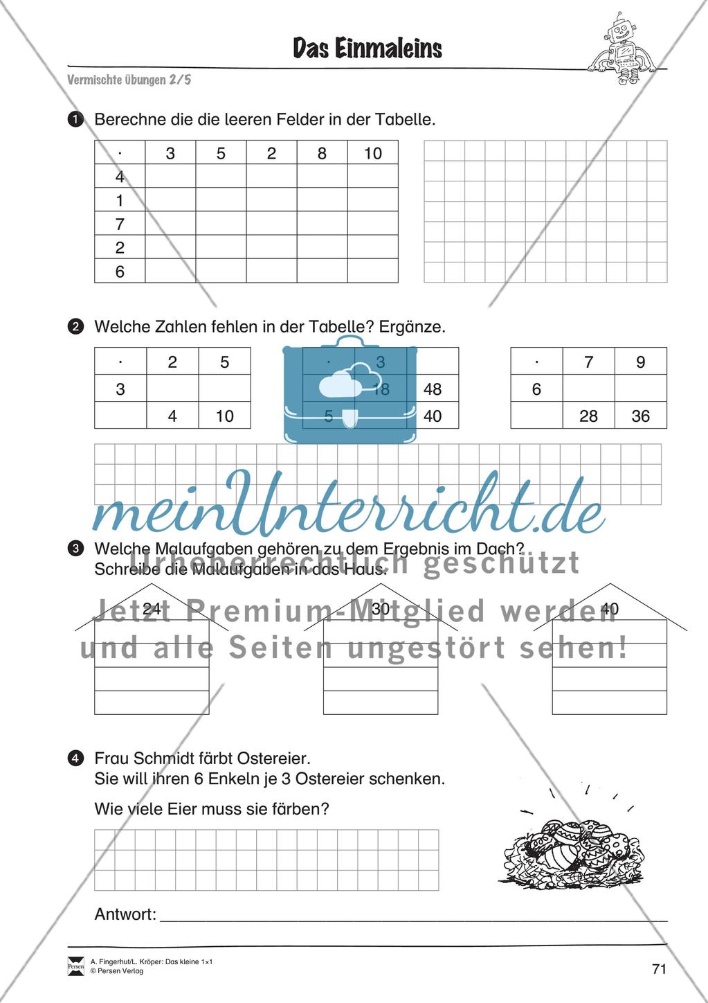 Vermischte Übungen Preview 2