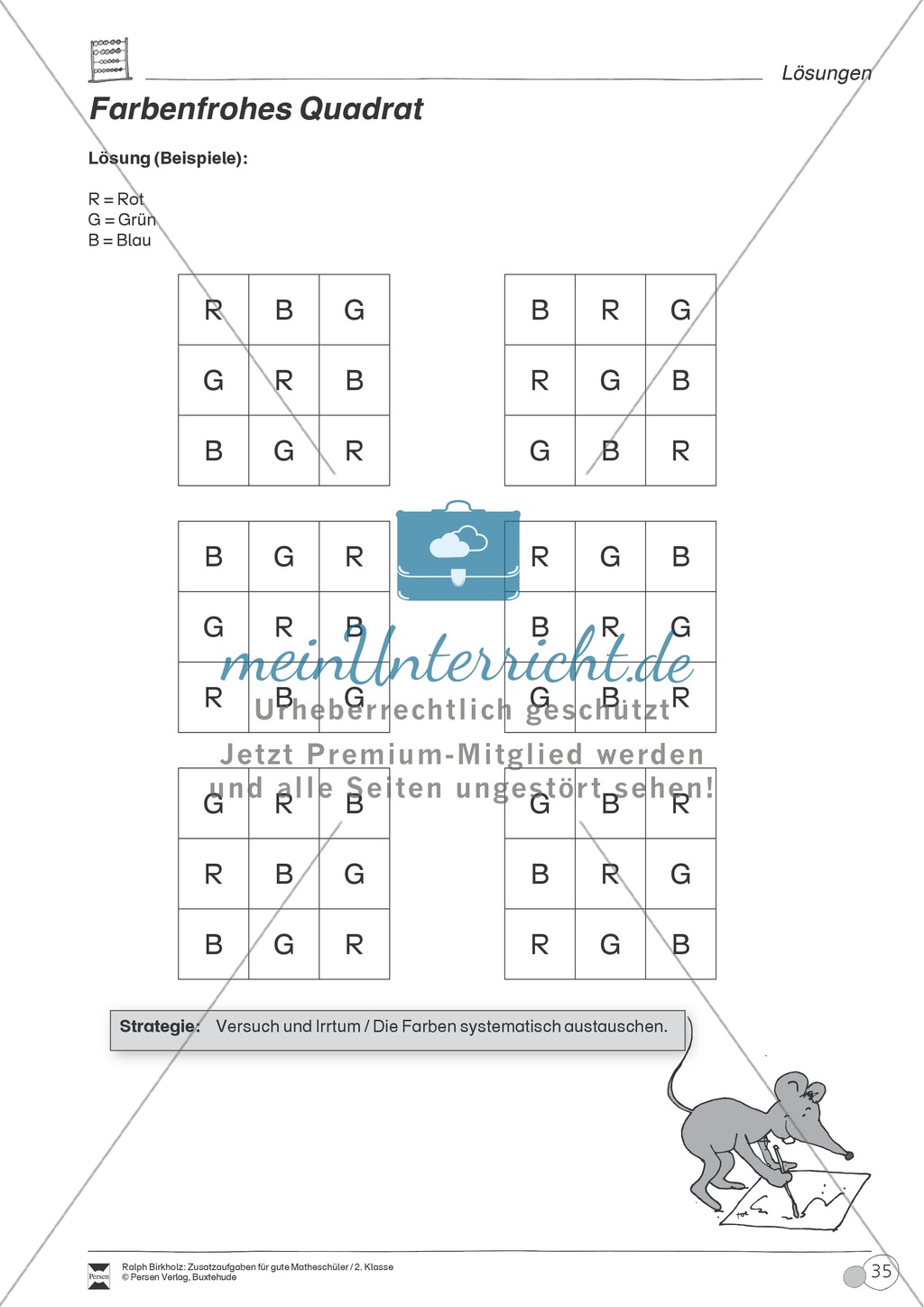 Arithmetik: Aufgaben zur Kombinatorik Preview 4