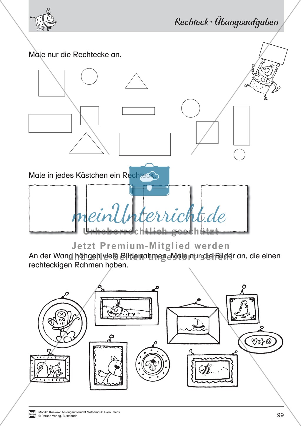Pränumerik üben: Formen Preview 14