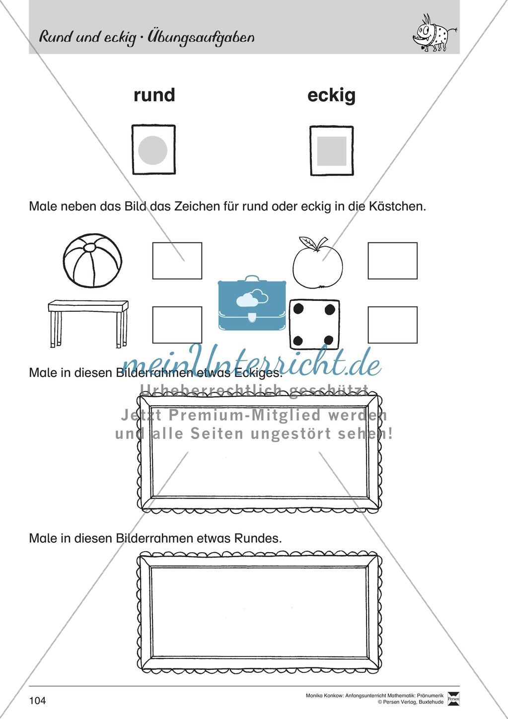 Pränumerik üben: Formen Preview 19