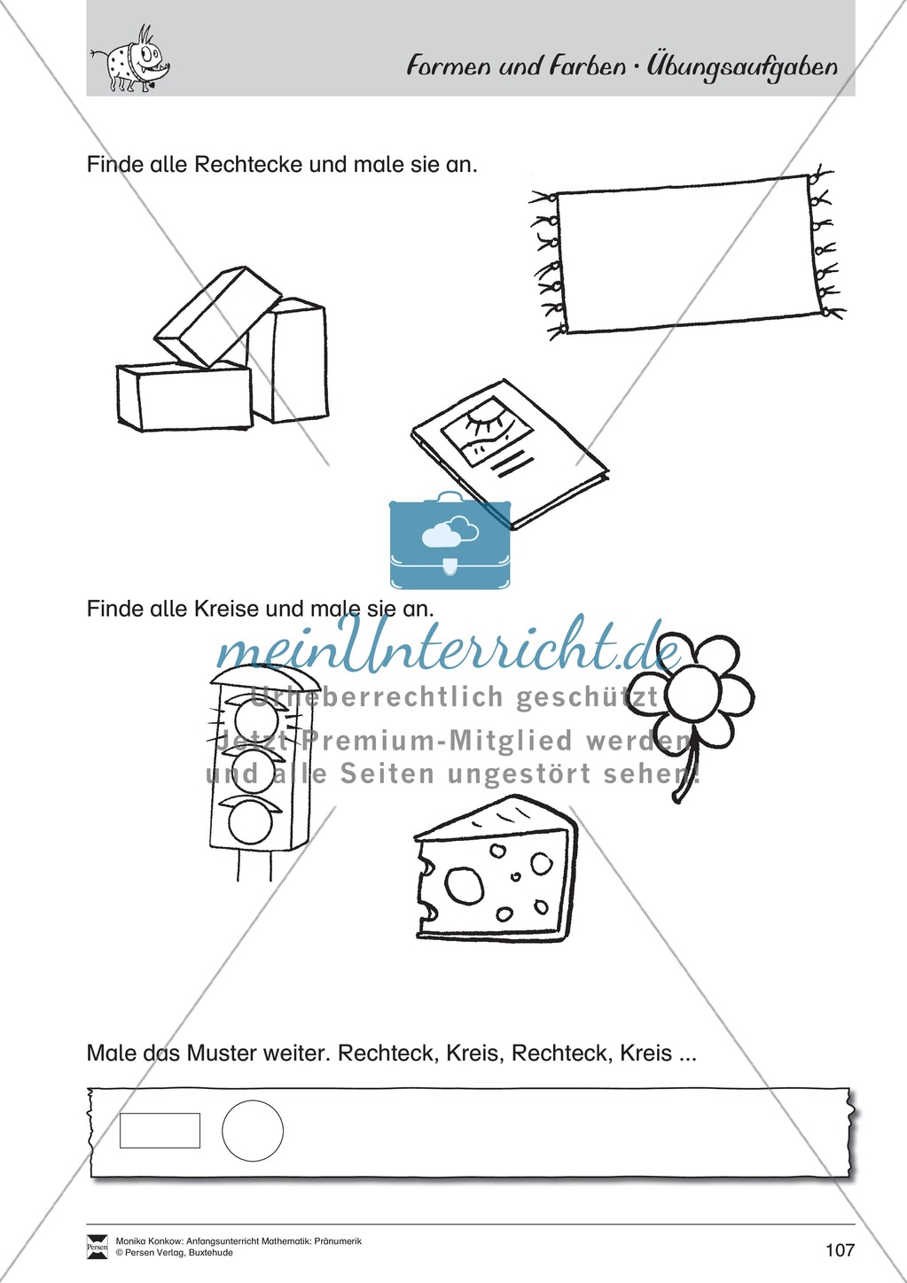 Pränumerik üben: Formen Preview 22