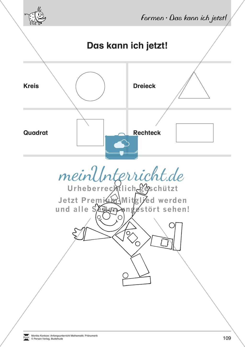 Pränumerik üben: Formen Preview 24