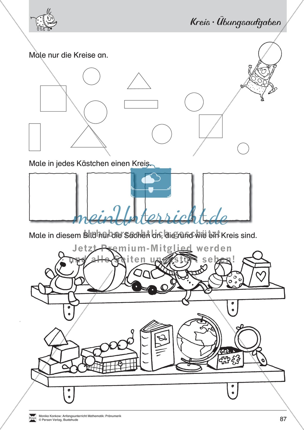 Pränumerik üben: Formen Preview 2