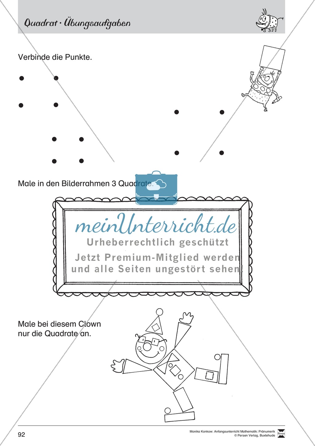 Pränumerik üben: Formen Preview 7