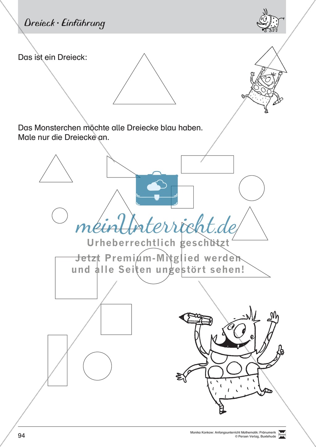 Pränumerik üben: Formen Preview 9
