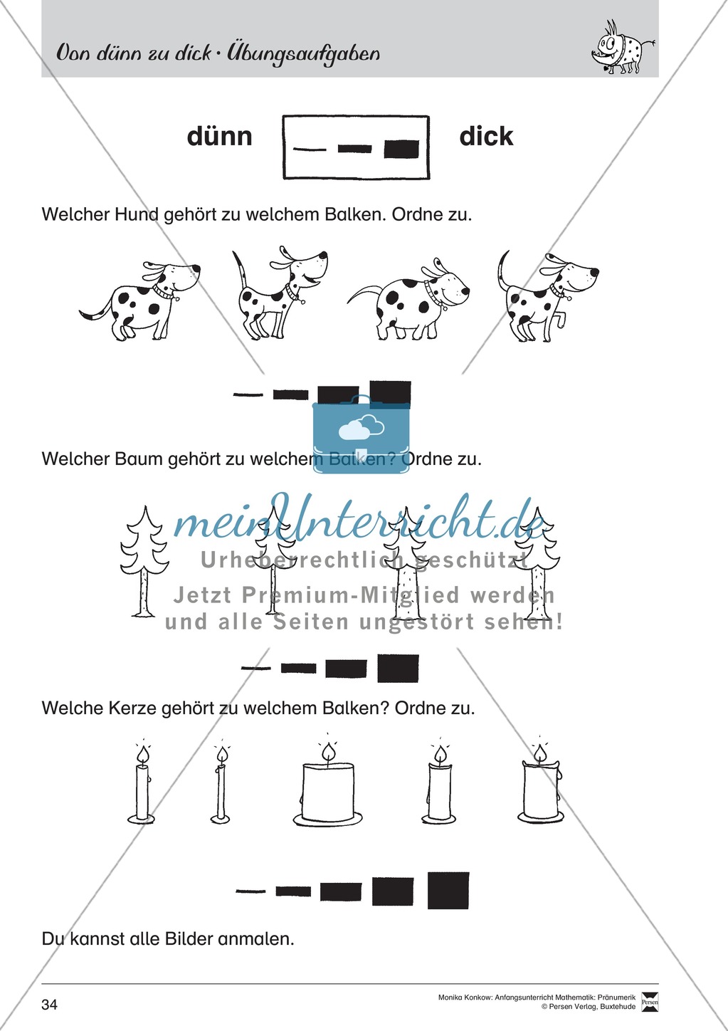 Pränumerik üben: Lineare Reihenfolgen Preview 6